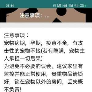 春节猫狗上门喂养