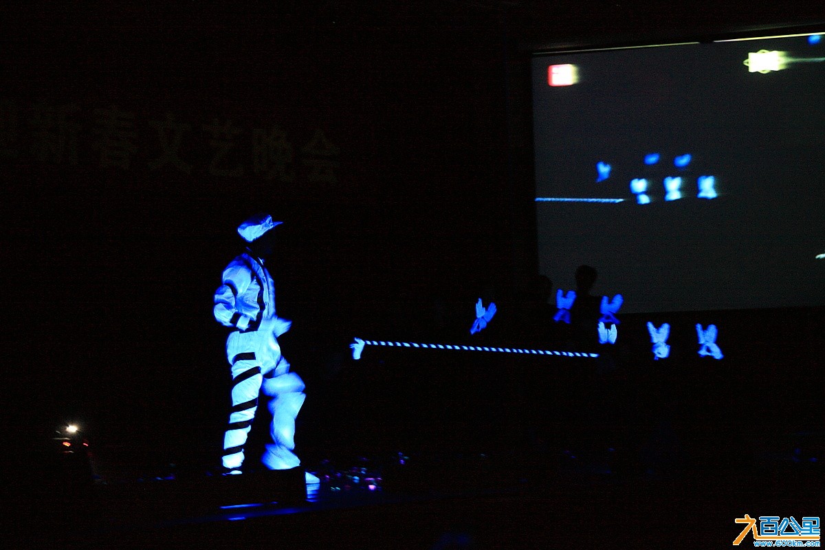15部紫光手影舞